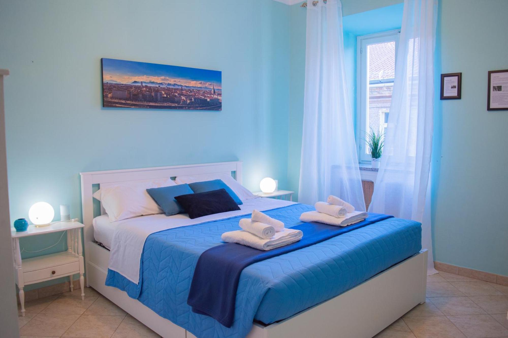 Apartament H7 Attico Blu Quadrilatero Romano Pochi Passi Dal Museo Egizio Turyn Zewnętrze zdjęcie